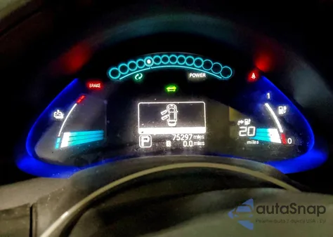 2017 Nissan Leaf S z USA, uszkodzony, nr VIN 1N4BZ0CP8HC310436